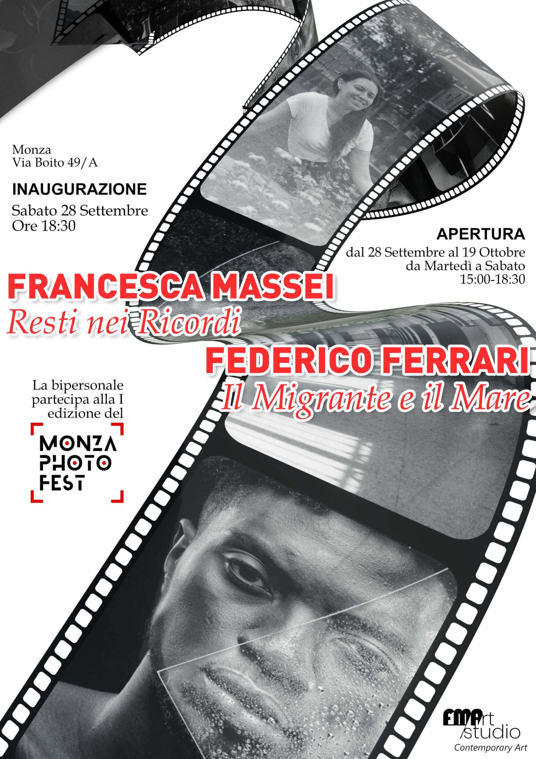 Francesca Massei – Resti nei Ricordi <br>Federico Ferrari – Il Migrante e il Mare